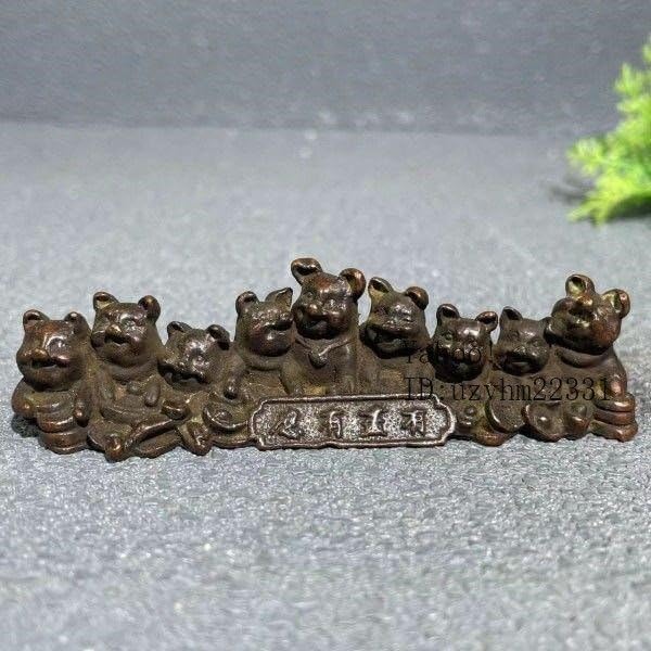 足銀 文鎮・置物 アンティーク 竜の模様 【公式通販】